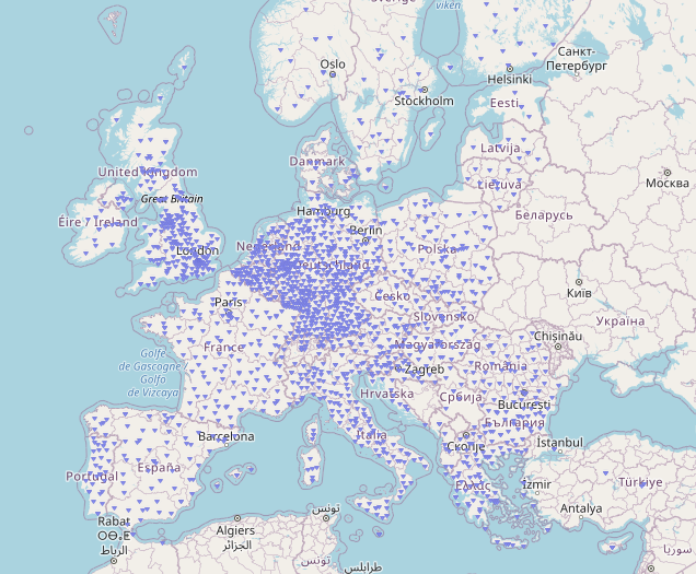 Distribution of contracting authorities in Europe